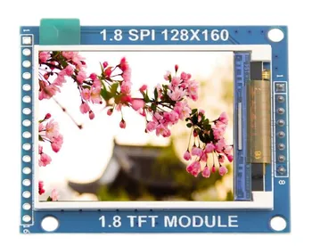 1,8-дюймовый 8-контактный TFT-модуль ЖК-модуль SPI последовательного разрешения 128*160 4- проводной ЖК-модуль с интерфейсом SPI с объединительной платой печатной платы SPI