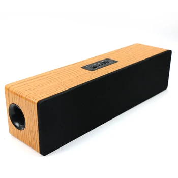 20 Вт Hi-Fi динамики Bluetooth, беспроводной стерео сабвуфер Altavoz Wood Home Audio, настольный динамик, Громкая связь AUX