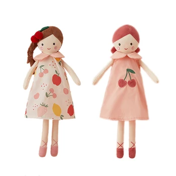35-сантиметровые куклы феи Анжелы в красивом фруктовом платье для девочек, мягкие плюшевые игрушки в подарок малышу