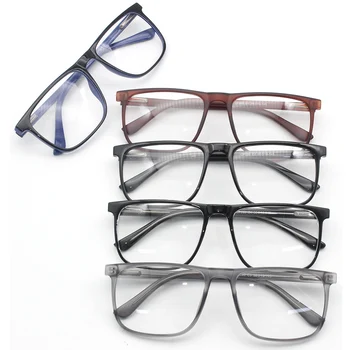 CP090 Прямоугольная Оптическая оправа для очков с полной оправой Мужские Очки для близорукости по рецепту врача