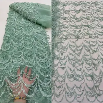 Cyndi-1228.6508 модная вышивка из тюля с пайетками, французское сетчатое кружево для вечернего платья