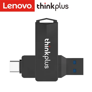 Lenovo thinkplus MU254 256GB USB3.0 + Type-C Двухпортовый Металлический U-диск С Поворотным USB-накопителем Высокоскоростной U-диск для Телефона ПК Ноутбука