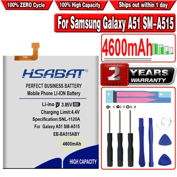 Аккумулятор высокой емкости HSABAT 4600mAh EB-BA515ABY для смартфона Samsung Galaxy A51 SM-A515