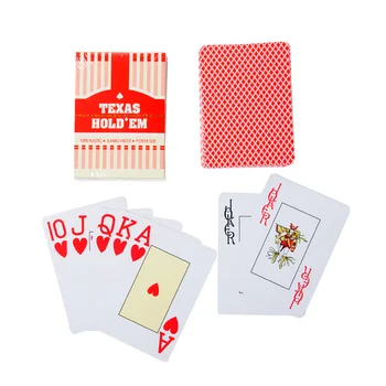 Высококачественные пластиковые карточные игры для покера, водонепроницаемые и матово отполированные Игральные карты, развлекательные настольные игры, покерные карты