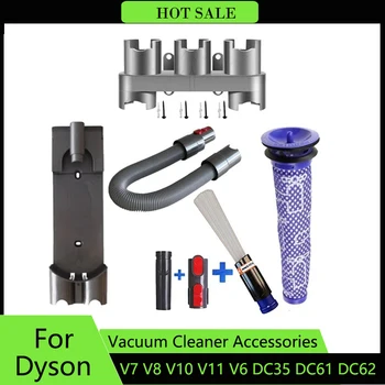 Инструмент для чистки Щетка трубка Адаптер фильтр Hepa вешалка Набор для Dyson V7 V8 V10 V11 V6 DC35 DC61 DC62 Пылесос Инструмент для Удаления пыли