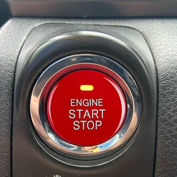 Крышка Зажигания Двигателя Start Stop Автомобиля Чехол Для Автоматической Кнопки Subaru Forester Impreza XV BRZ Outback STI GT WRX Аксессуары