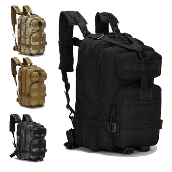 Мужской военный рюкзак YUNFANG Объемом 30 л, рюкзак для армейской штурмовой тактики, подходит для походов на открытом воздухе, охоты, кемпинга, рыбалки, тренировок
