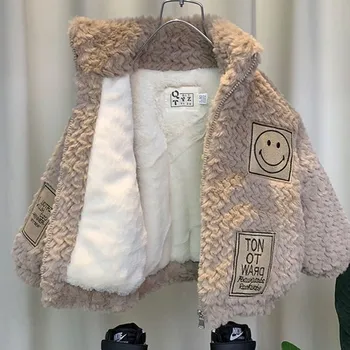 Новая куртка для мальчика, флисовые детские пальто, детская верхняя одежда Осень-зима 2022-W025A
