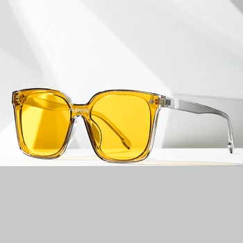 Солнцезащитные очки в квадратной оправе 2023 года Женские солнцезащитные очки в стиле ретро, мужские трендовые очки для вождения с защитой от ультрафиолета
