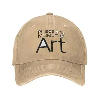 Художественный музей Филадельфии, Джинсовая кепка с логотипом высшего качества, бейсболка, вязаная шапка