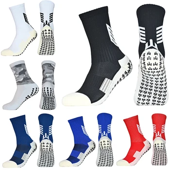 2024 Футбольные носки Баскетбольные спортивные носки С полотенцем Снизу Противоскользящие средние носки для взрослых для бега с трубкой