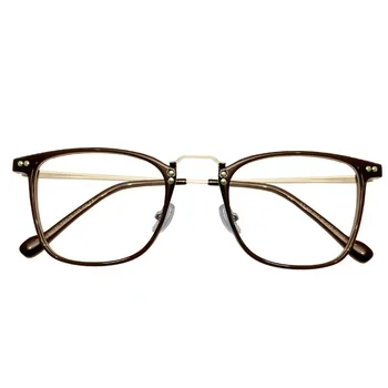 50 мм Прямоугольные сверхлегкие мужские очки TR в оправе для очков по рецепту, женские модные очки с полной оправой 00122