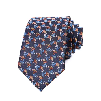 7 см Мужской галстук с красочными узорами Ascot Галстуки для мужчин Свадебный Шелковый Галстук из полиэстера для деловой вечеринки Corbatas Para