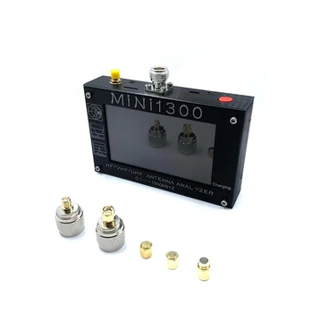 MINI1300 Plus 5V/1.5A Анализатор Антенны HF VHF UHF 0,1-1300MHZ Частотный Счетчик SWR Метр 0,1-1999 с ЖК-экраном
