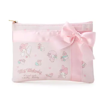 Sanrio new bow cinnamoroll My Melody PU косметичка для девочек пенал женская косметичка модная сумка для хранения клатч 19x1x14 см