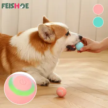Автоматические Катящиеся Игрушки Для Собак Smart Electric Dog Ball Toys Интерактивные Игрушки для Собак для Дрессировки Самодвижущегося Мяча Juguetes Para Perro