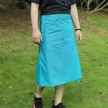 Белая Небесно-голубая Черная дождевальная юбка Дизайнерский аксессуар с нейлоновой застежкой Сверхлегкая тонкая дождевальная юбка для кемпинга пеших прогулок