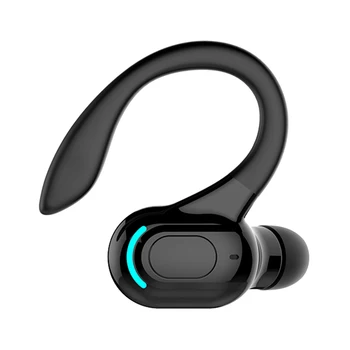 Беспроводные наушники Bluetooth 5.2, ушной крючок, мини-бизнес-наушники, Hi-Fi басы, шумоподавляющие наушники для спортивных игр