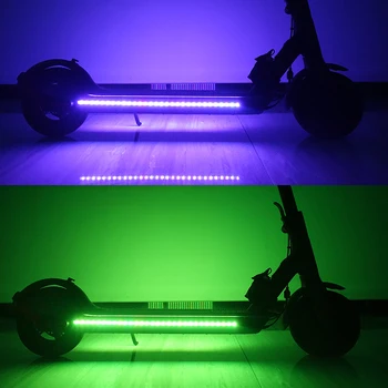 Водонепроницаемая светодиодная лента-фонарик, Барная лампа для электрического скутера Xiaomi M365, ночной светильник для скейтбординга