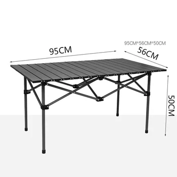 Высококачественный Складной стол для пикника Новый Дизайн портативный складной стол для кемпинга Дешевые Черные Уличные Столы