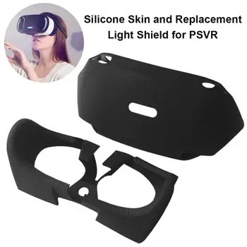 Для PS4 VR 3D Стеклянный защитный чехол, PSVR Внутренняя маска для глаз, Внешняя маска для глаз, Силиконовый рукав, защитный чехол для PS VR Light Shield
