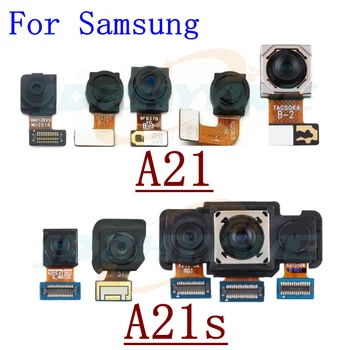 Задняя Камера Для Samsung Galaxy A21 A215 A21s A217 Оригинальная Задняя Большая Основная Фронтальная Камера Модуль Гибкий Кабель Запасные Части