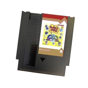 Игровой картридж Bubble Bobble (эмулируемый FDS) для игровой карты на 72 контакта для консоли NES