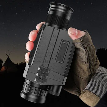 Инфракрасный монокуляр ночного видения APEXEL с 8-кратным цифровым телескопическим увеличением с функцией двойного дневного и ночного использования для охоты на открытом воздухе кемпинга