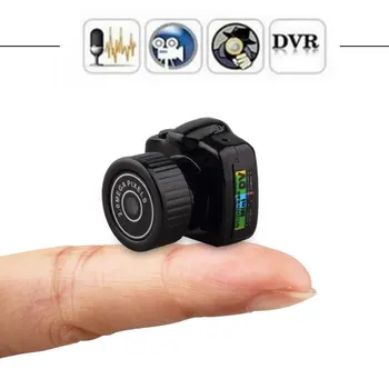 Крошечная Мини-Камера HD Video Audio Recorder Веб-Камера Y2000 Camcorder Small DV DVR Security Secret Nanny Car Sport Micro Cam с микрофоном