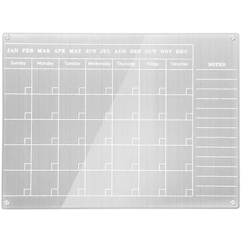 Магнитный Календарь-календарь на холодильник Акриловая доска для планирования календаря на холодильник для домашней кухни