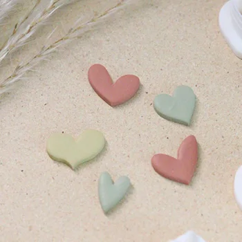 Мягкая керамика Love Heart, Резаки для полимерной глины, Пластиковые серьги в форме геометрического сердца, Подвеска, формы для резки печенья, Инструмент для выпечки своими руками