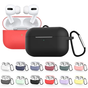 Мягкий силиконовый защитный чехол с брелоком для Airpods Pro, сумка для зарядки, чехол для наушников Apple Airpod Pro 2019, аксессуары для наушников