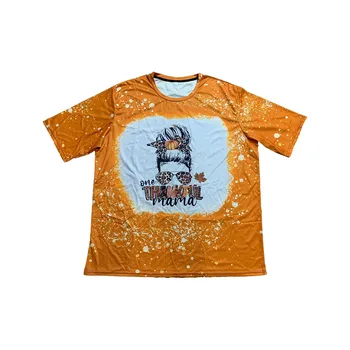 Оптовая продажа одежды из хлопчатобумажных футболок с коротким рукавом на Хэллоуин с графическим принтом для дизайна женской одежды