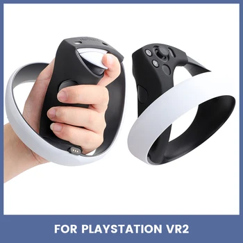 Силиконовая ручка Защитный чехол для PS VR2 Ручка Силиконовая противоскользящая накладка PlayStation VR2 Противоскользящий чехол Аксессуары для виртуальной реальности