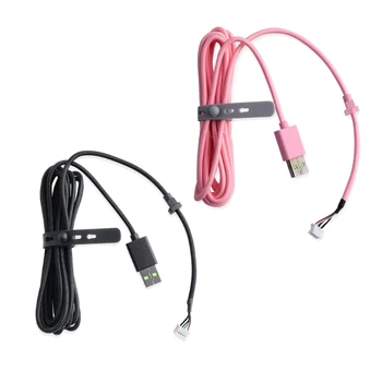 Сменный USB-кабель для наушников, мягкий прочный провод из ПВХ для razer Kraken / 7.1 V2 RGB/V3 Wired / Edition