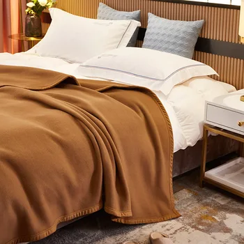 Чехол для дивана, Двустороннее флисовое одеяло, однотонное одеяло, Гостиничные одеяла, домашний декор